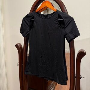 MICHI Slash Top in Black